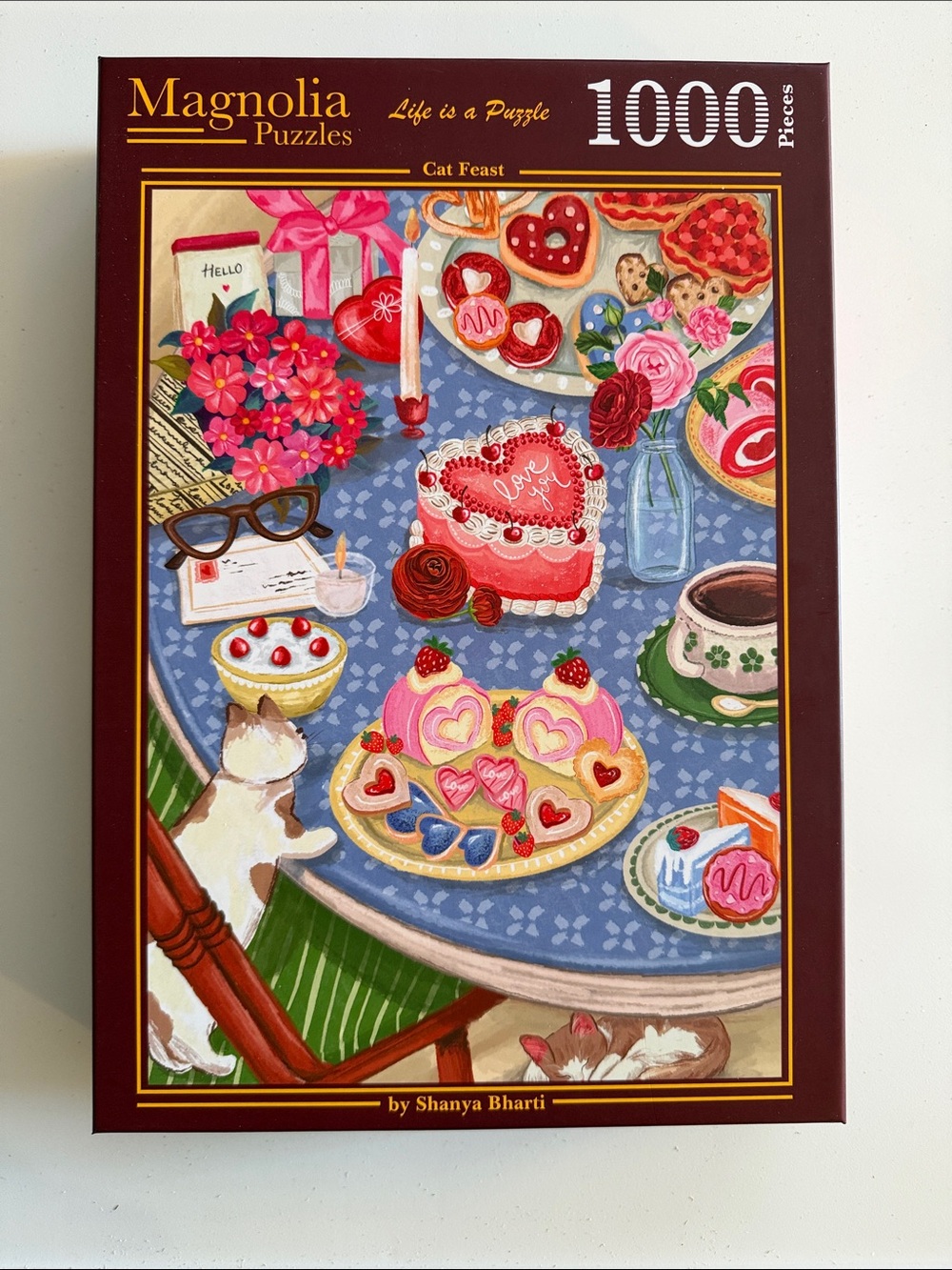 Magnolia- Cat Feast - 1000-Piece puzzle